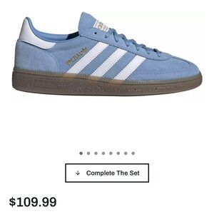 Adidas Spezial Blue and White Sneakers